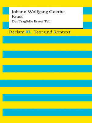 cover image of Faust. Der Tragödie Erster Teil